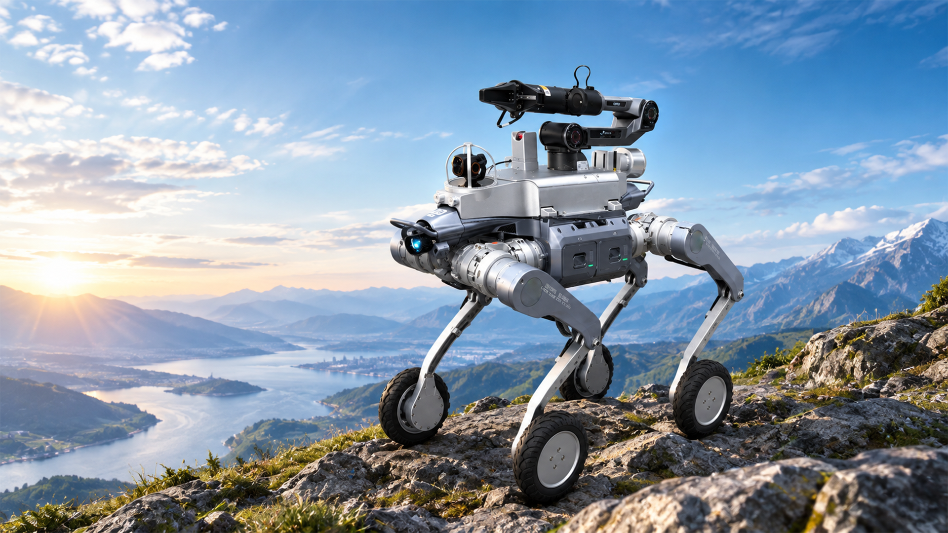 Aluminum-carbon Body for Agile Movement, Smart Obstacle Avoidance with Full-domain Perception